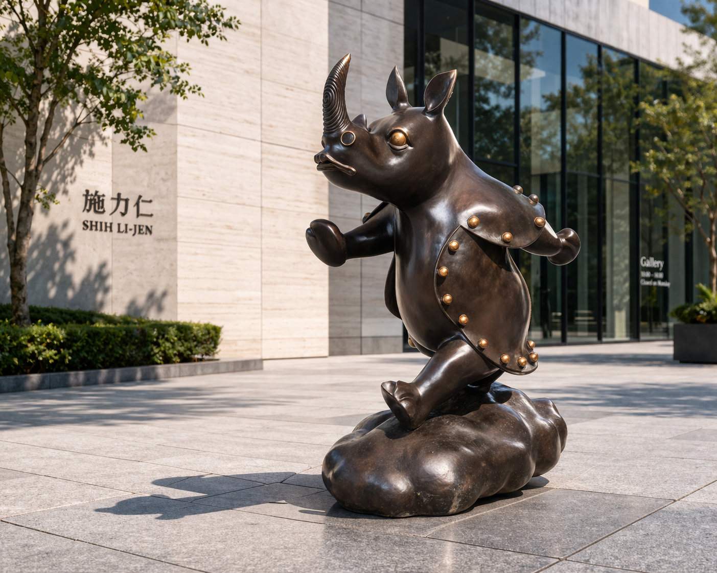 Monumental version of Stepping Forward