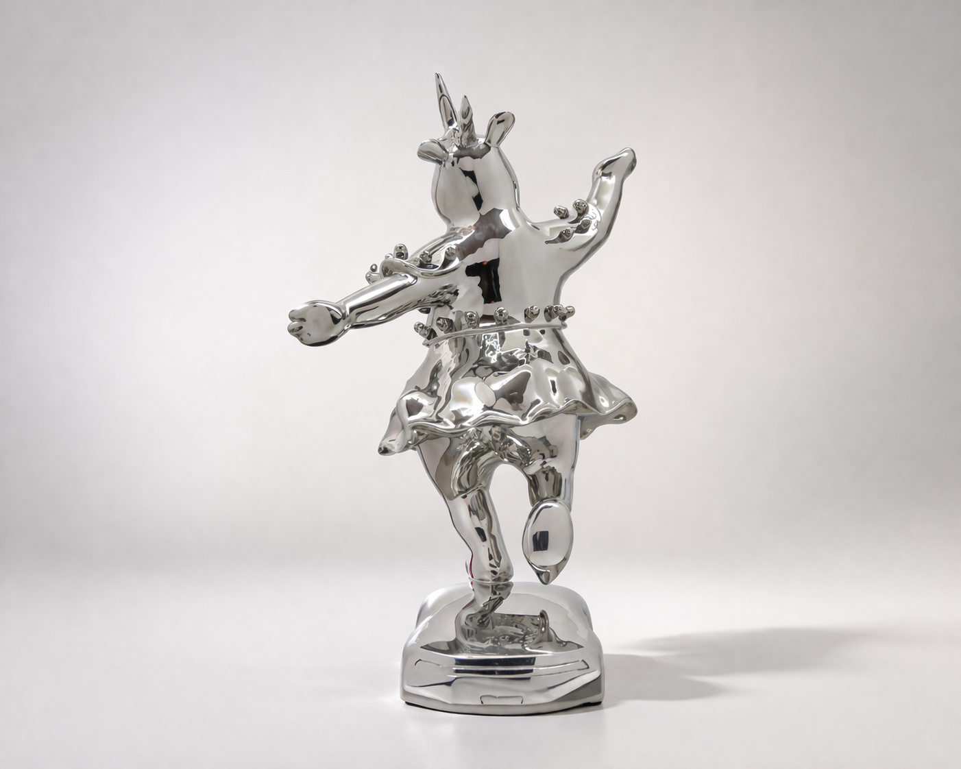 Pop Dance sculpture in architectural setting