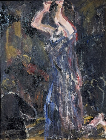 WANG Wei-Guang 王為銧｜Dance 舞｜Oil on canvas｜41 × 31.5 cm｜1993